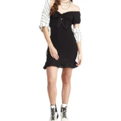 Vestido Medio Con Frunce Mujer -Tienda Barata Femvesti 43111090 x3
