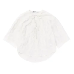 Blusa De Manga 3,4 Jacquard Mujer -Tienda Barata Femvesti 43114026 x4