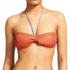 KURT GEIGER Bikini Top Rainbow Texturizado Mujer