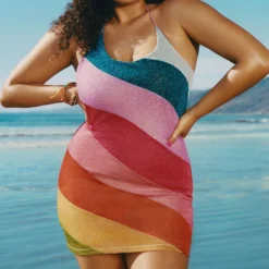 KURT GEIGER Vestido De Playa Rainbow Mujer -Tienda Barata Femvesti 43114611 x5