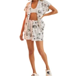 Women'secret Pijama 2 Piezas Estampada De Garfield Mujer