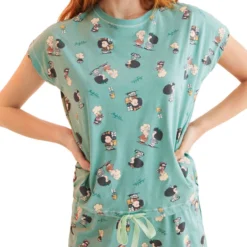 Women'secret Pijama 2 Piezas Estampada De Mafalda Mujer -Tienda Barata Femvesti 43119357 x3