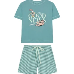 Women'secret Pijama 2 Piezas Estampada De Garfield Mujer -Tienda Barata Femvesti 43119405 x4