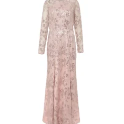 Vestido De Noche Maxi Con Manga Larga Natalya Mujer -Tienda Barata Femvesti 43122273 x5