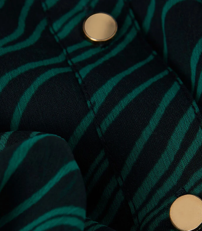 Vestido Midi Camisero De Manga 7,8 Tana Swirl Mujer 6 Vestido Midi Camisero De Manga 7,8 Tana Swirl Mujer - Imagen 6