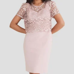 Vestido De Fiesta Midi Con Flores Isabella Petite Mujer