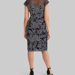 Vestido De Fiesta Midi Con Flores Zila Mujer -Tienda Barata Femvesti 43122495 x3
