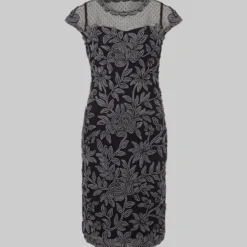 Vestido De Fiesta Midi Con Flores Zila Mujer -Tienda Barata Femvesti 43122495 x4