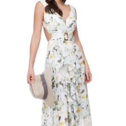 Vestido De Fiesta Largo Sin Mangas Floral Mujer -Tienda Barata Femvesti 43123495 x3