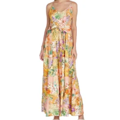 Vestido Largo Estampado Mujer