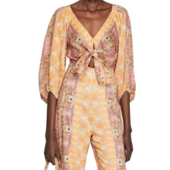 Sandro Jumpsuit De Corte Recto Paisley Mujer -Tienda Barata Femvesti 43129477 x3