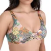 Bikini Top Torneado Passiflora Estampado Mujer