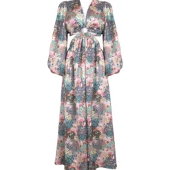 Vestido De Playa Largo Floral Mujer -Tienda Barata Femvesti 43130122 x4