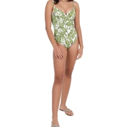 Traje De Baño Con Hojas Mujer -Tienda Barata Femvesti 43130147 x3