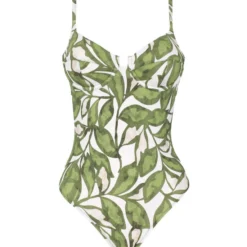 Traje De Baño Con Hojas Mujer -Tienda Barata Femvesti 43130147 x4