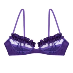 Brasier Transparente Con Corazones Bordados Y Varilla En Copa -Tienda Barata Femvesti 43137814 x3