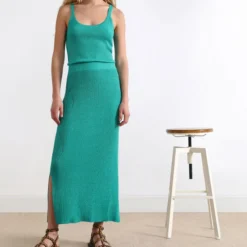 Scalpers Falda Larga Corte Regular Mujer -Tienda Barata Femvesti 43139506 x6