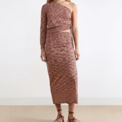 Scalpers Falda Larga De Corte Recto Mujer -Tienda Barata Femvesti 43139598 x6