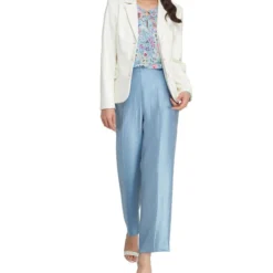 Blusa De Manga Larga Con Cachemira Mujer -Tienda Barata Femvesti 43140436 x3