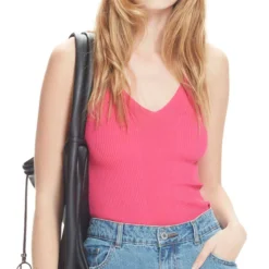 Blusa Escote Ovalado Sin Mangas Mujer