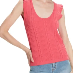 Blusa Top Con Microdiseños Texturizados Mujer -Tienda Barata Femvesti 43140915 x4