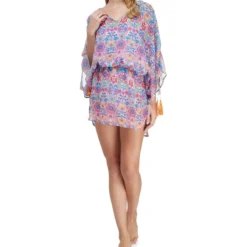 KURT GEIGER Túnica Para Playa Con Flores X Matthew Williamson Mujer