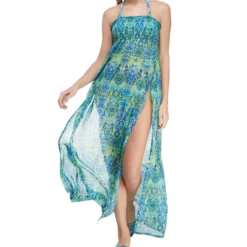 KURT GEIGER Vestido De Playa X Matthew Williamson Con Flores Y Escote Strapless Mujer -Tienda Barata Femvesti 43149492 x3