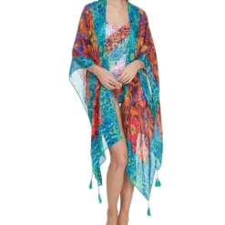 KURT GEIGER Kaftan Para Playa Con Flores X Matthew Williamson Mujer