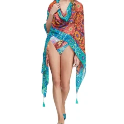 KURT GEIGER Kaftan Para Playa Con Flores X Matthew Williamson Mujer -Tienda Barata Femvesti 43149564 x3