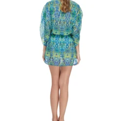 KURT GEIGER Túnica Para Playa X Matthew Williamson Con Flores Y Escote V Mujer -Tienda Barata Femvesti 43149592 x2