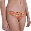 Bikini Bottom Con Flores Mujer
