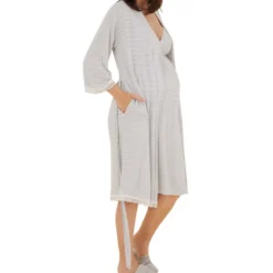 Women'secret Bata De Maternidad Para Dormir Mujer -Tienda Barata Femvesti 43152496 x3