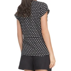 Michael Kors Blusa Con Polkadots De Manga Corta Mujer -Tienda Barata Femvesti 43154967 x2