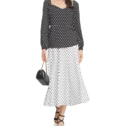 Michael Kors Blusa Con Polkadots De Manga Larga Mujer -Tienda Barata Femvesti 43155017 x3