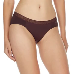 Calvin Klein Calzón Liso Con Encaje Mujer