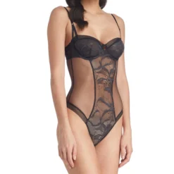 Calvin Klein Negligee Con Encaje Mujer