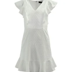 BCBGMAXAZRIA Vestido Midi Con Volantes Mujer -Tienda Barata Femvesti 43156335 x5