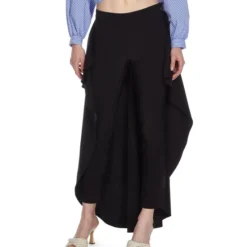 Pantalón Estilo Falda Con Pinzas Mujer