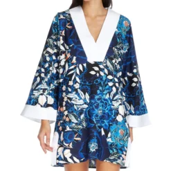 Túnica Floral Manga Larga Mujer -Tienda Barata Femvesti 43166925 x3