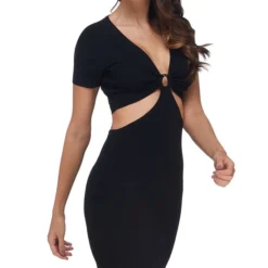 Michael Kors Vestido Midi Con Aberturas Mujer -Tienda Barata Femvesti 43167733 x3