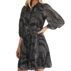 Vestido Corto Con Líneas Miriam Mujer -Tienda Barata Femvesti 43169234 x3