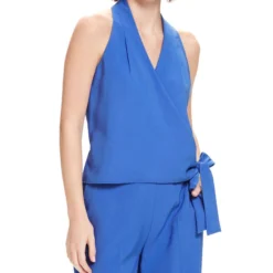 Blusa Cuello Halter Envolvente Mujer