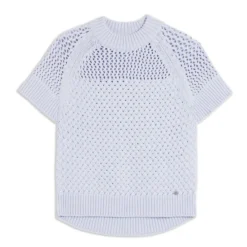 Ted Baker Blusa Crochet Manga Corta Stena Mujer -Tienda Barata Femvesti 43176421 x4