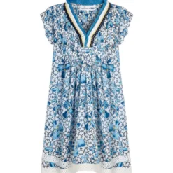 Vilebrequin Vestido Midi Con Flores Mujer