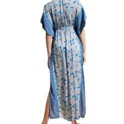 Vilebrequin Kaftan Con Full Print Manga Corta Mujer -Tienda Barata Femvesti 43178981 x2