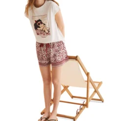 Women'secret Pijama 2 Piezas Estampada De Mafalda Mujer -Tienda Barata Femvesti 43179035 x5