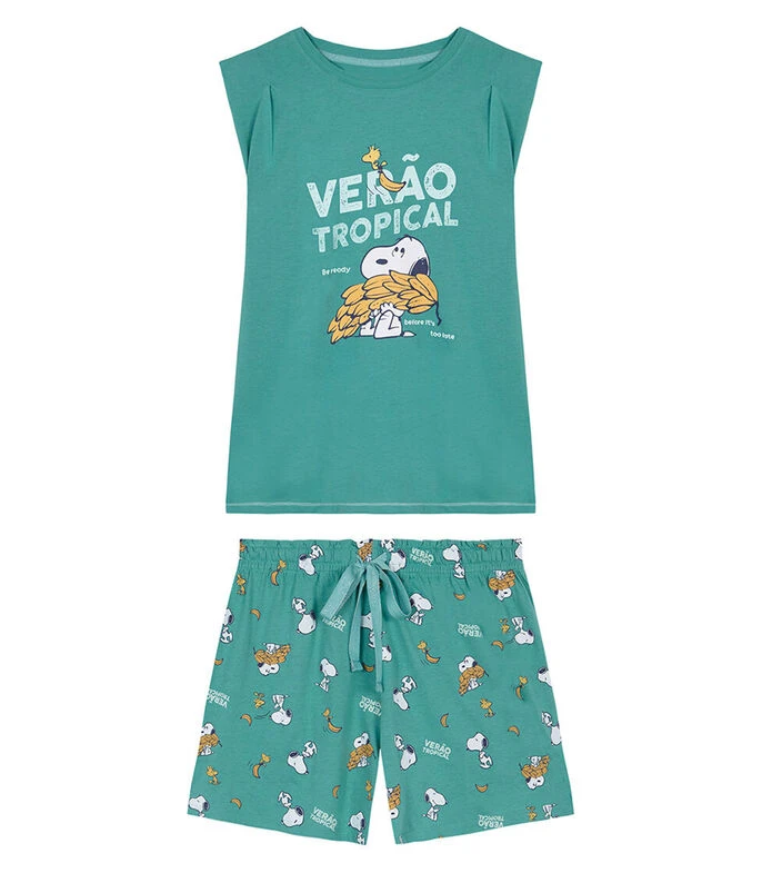 Women'secret Pijama 2 Piezas Estampada De Snoppy Mujer 6 Women'secret Pijama 2 Piezas Estampada De Snoppy Mujer - Imagen 6