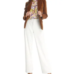 Blusa De Manga Larga Con Mosaico Mujer -Tienda Barata Femvesti 43179627 x3