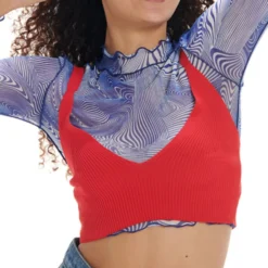 Bralette Tejido Canalé -Tienda Barata Femvesti 43179723 x4