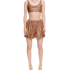 Top Bralette Con Lentejuelas Mujer -Tienda Barata Femvesti 43180561 x3